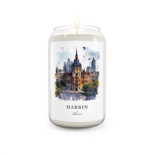 Harbin, China scented soy candle