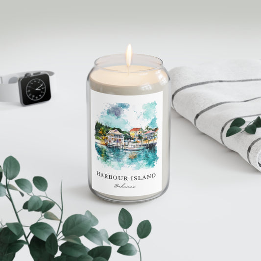 Harbour Island, Bahamas scented soy candle