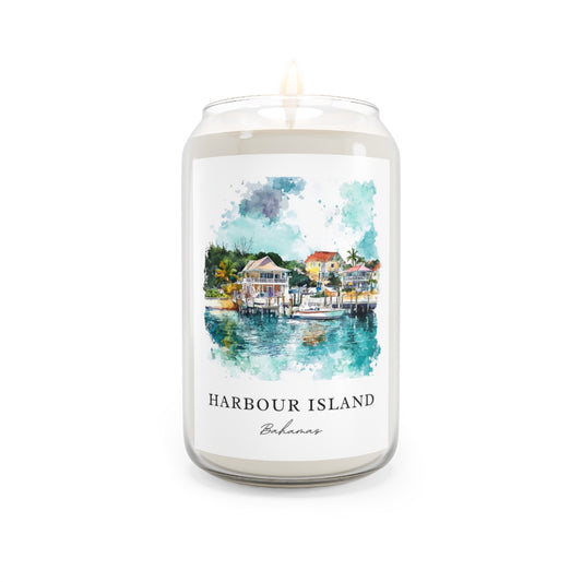 Harbour Island, Bahamas scented soy candle