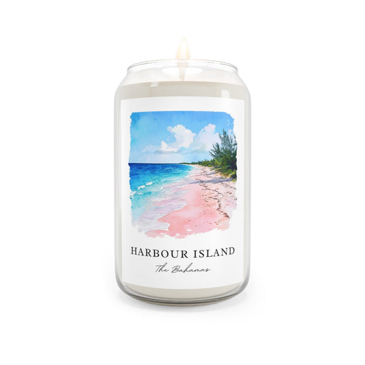 Harbour Island, The Bahamas scented soy candle