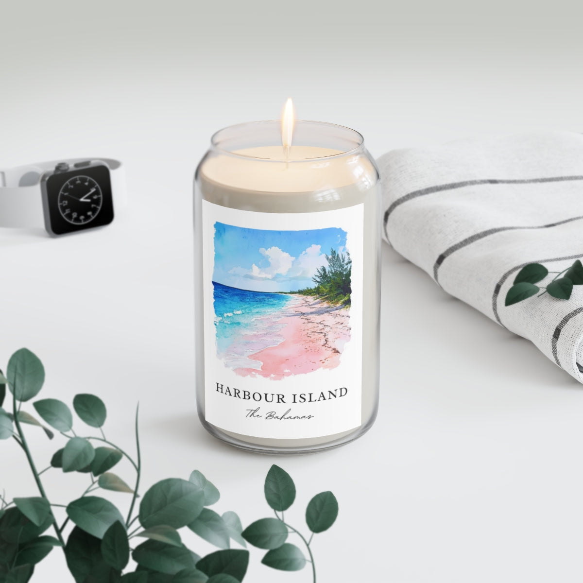 Harbour Island, The Bahamas scented soy candle