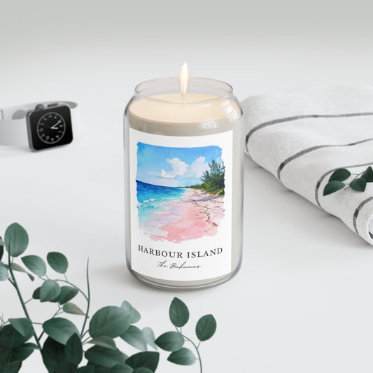 Harbour Island, The Bahamas scented soy candle