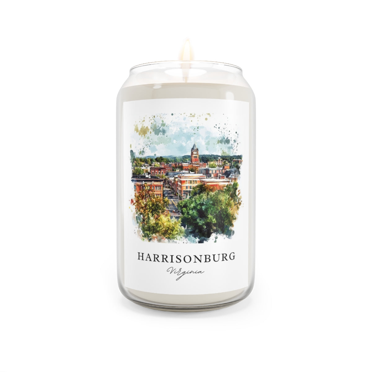 Harrisonburg, Virginia scented soy candle