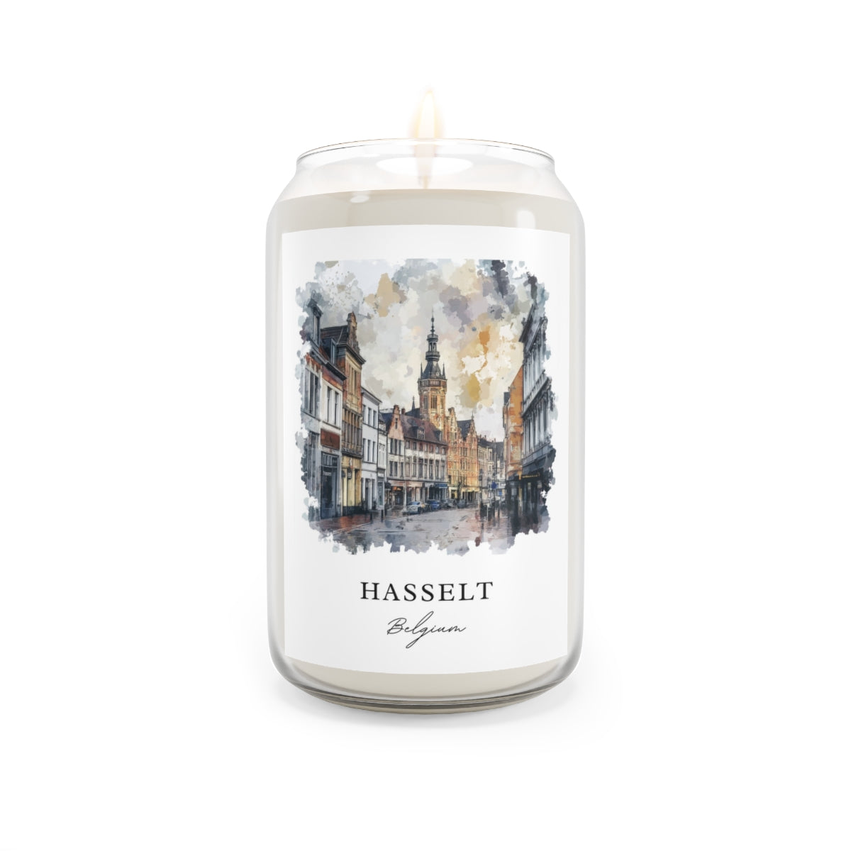 Hasselt, Belgium scented soy candle