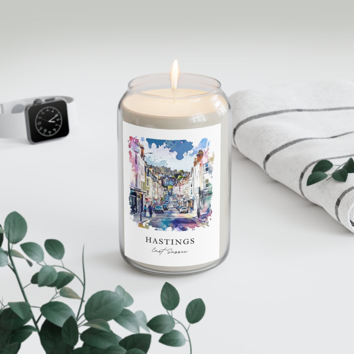 Hastings, East Sussex scented soy candle