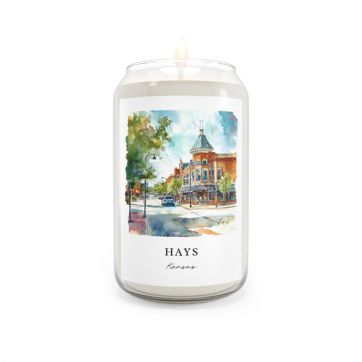 Hays, Kansas scented soy candle