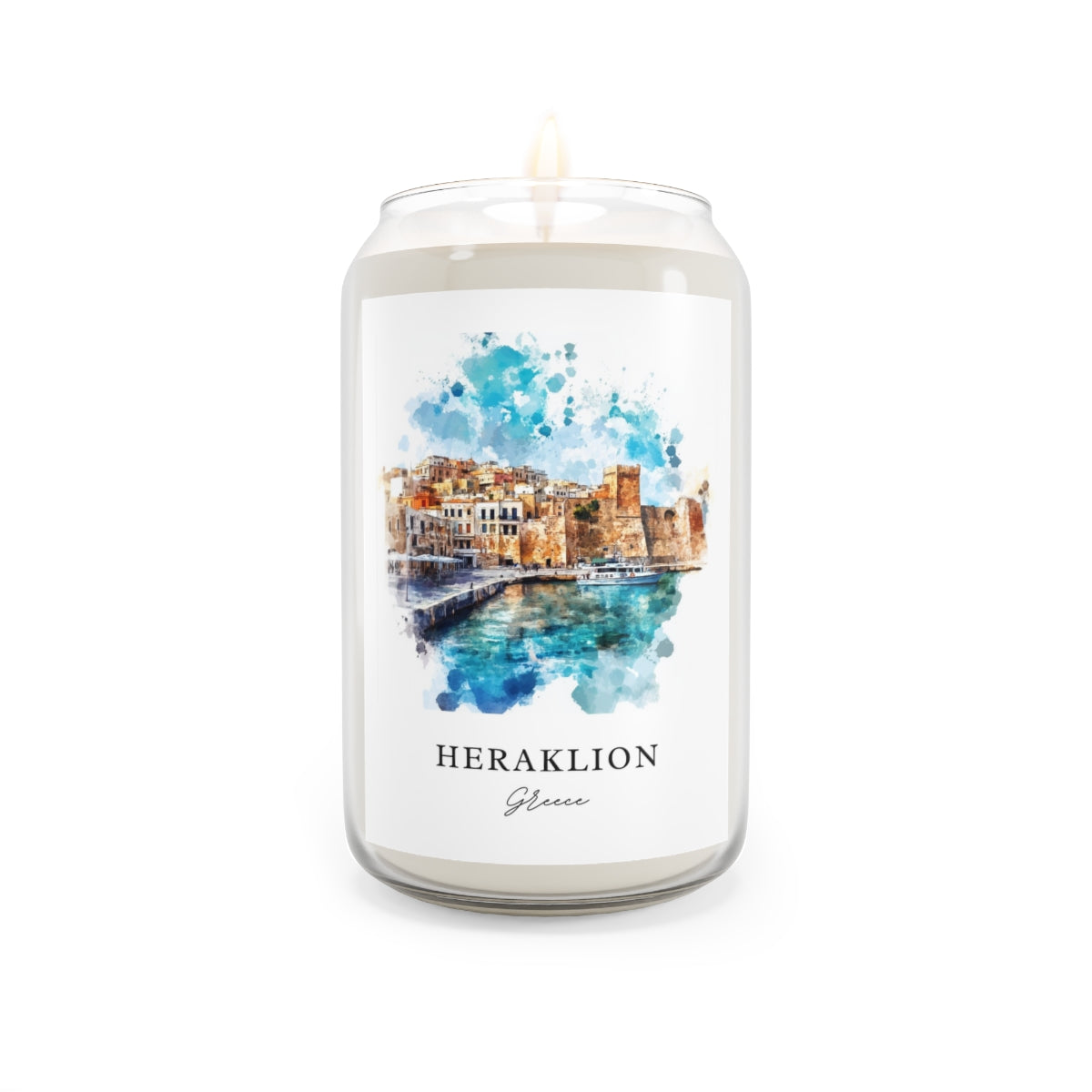 Heraklion, Greece scented soy candle