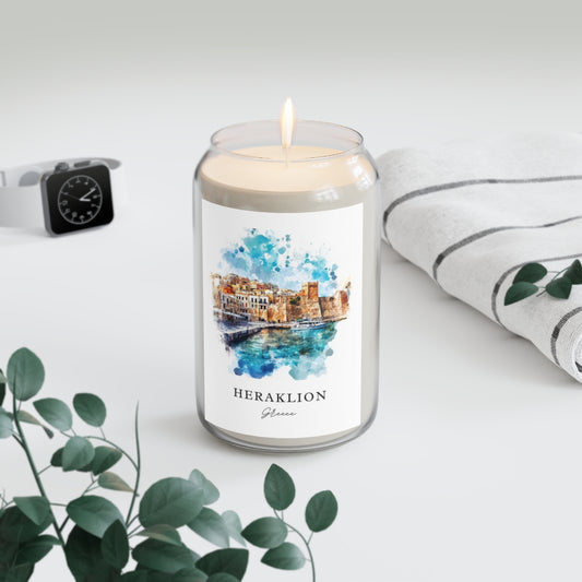 Heraklion, Greece scented soy candle