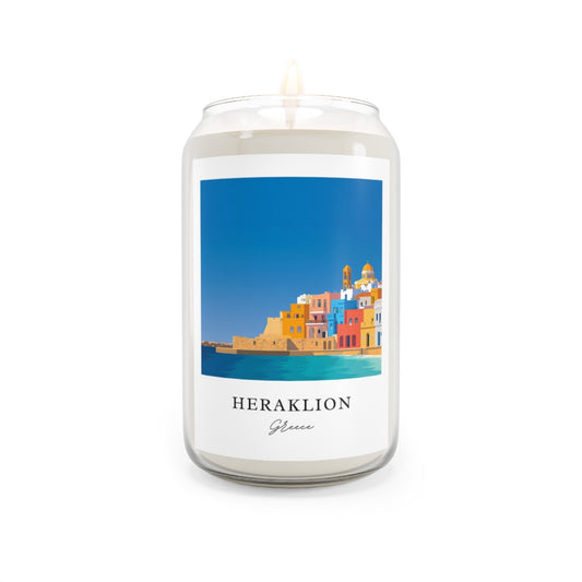 Heraklion, Greece scented soy candle