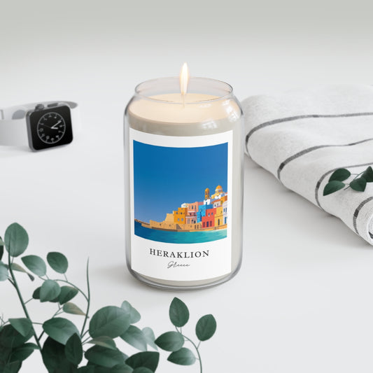 Heraklion, Greece scented soy candle