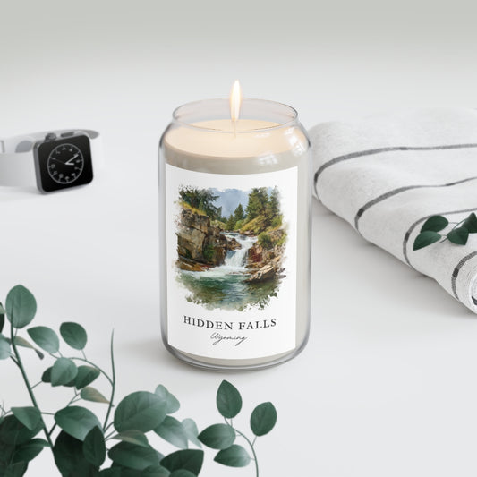 Hidden Falls, Wyoming scented soy candle
