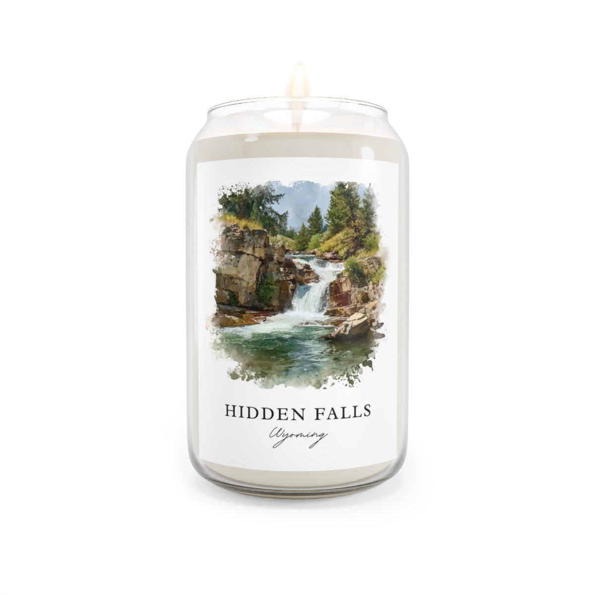 Hidden Falls, Wyoming scented soy candle