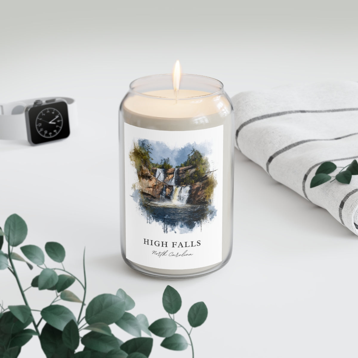 High Falls, North Carolina scented soy candle