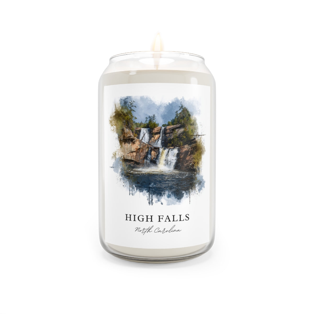 High Falls, North Carolina scented soy candle