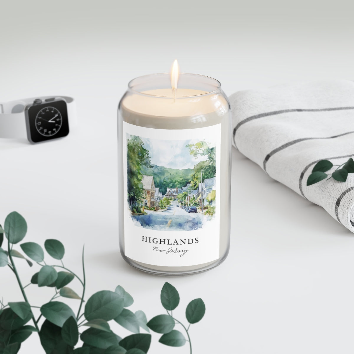 Highlands, New Jersey scented soy candle