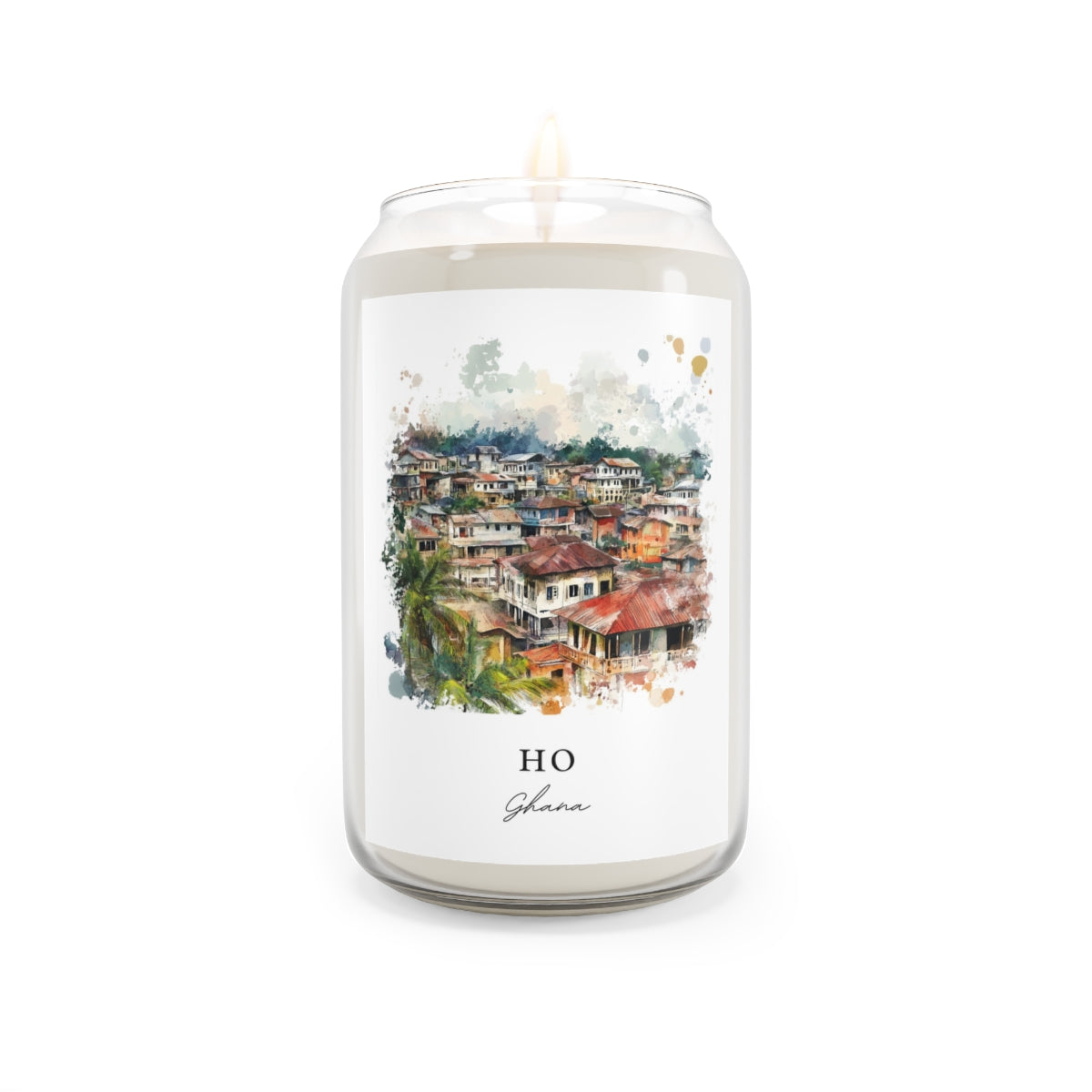 Ho, Ghana scented soy candle