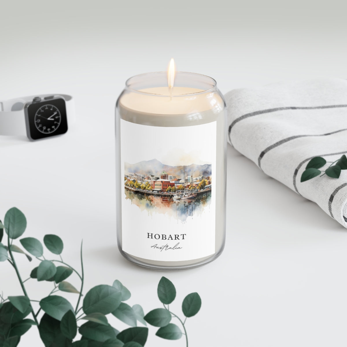 Hobart, Australia scented soy candle