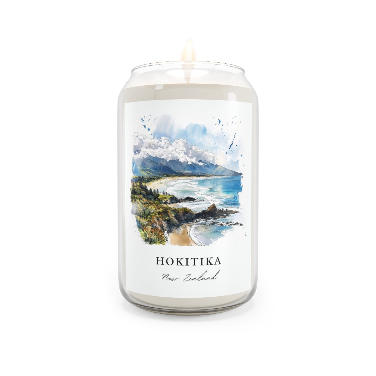 Hokitika, New Zealand scented soy candle