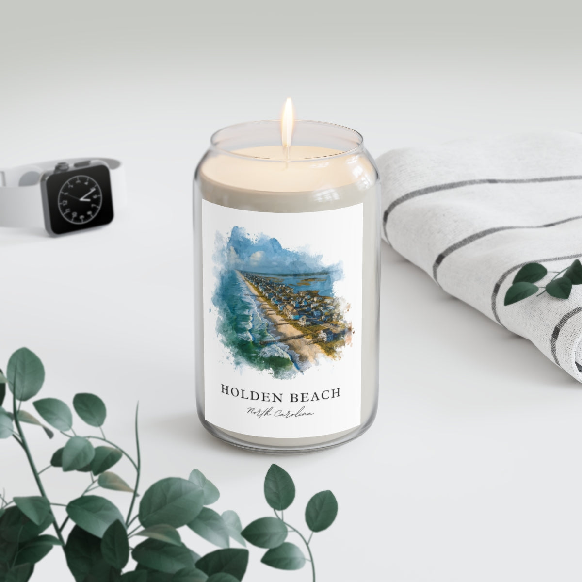Holden Beach, North Carolina scented soy candle