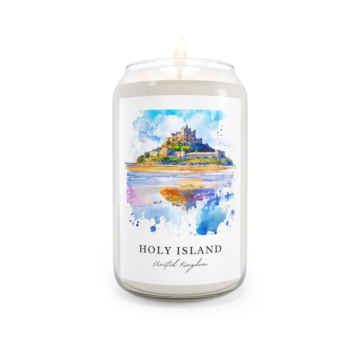 Holy Island, United Kingdom scented soy candle