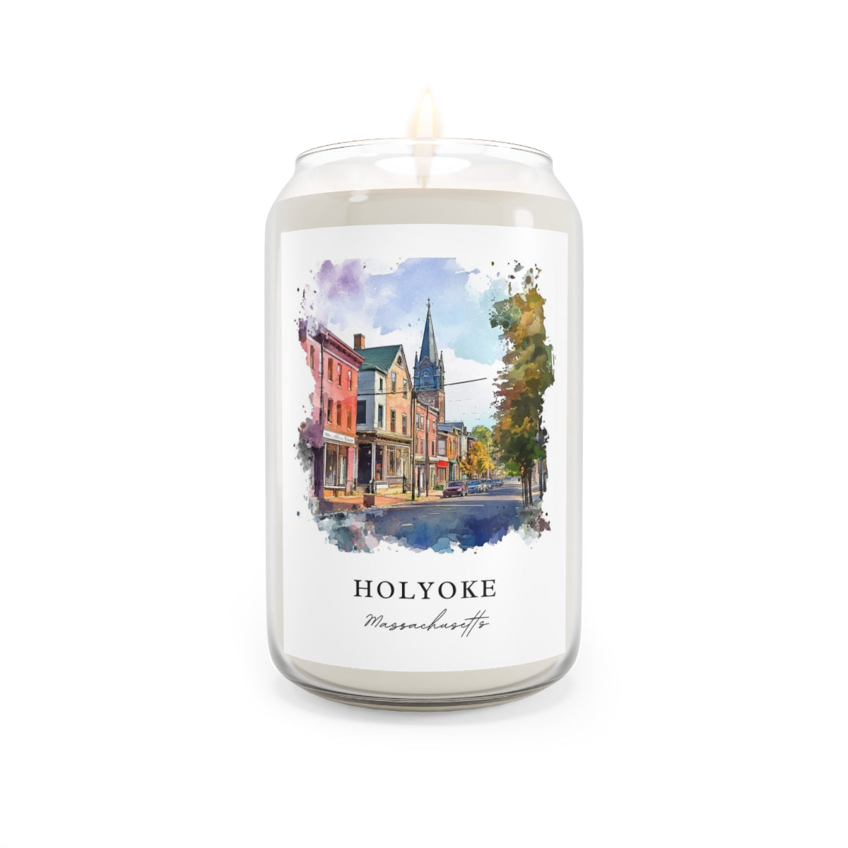 Holyoke, Massachusetts scented soy candle