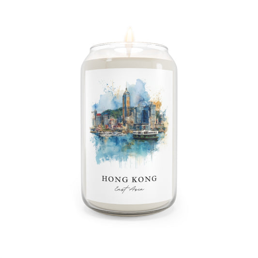 Hong Kong, East Asia scented soy candle