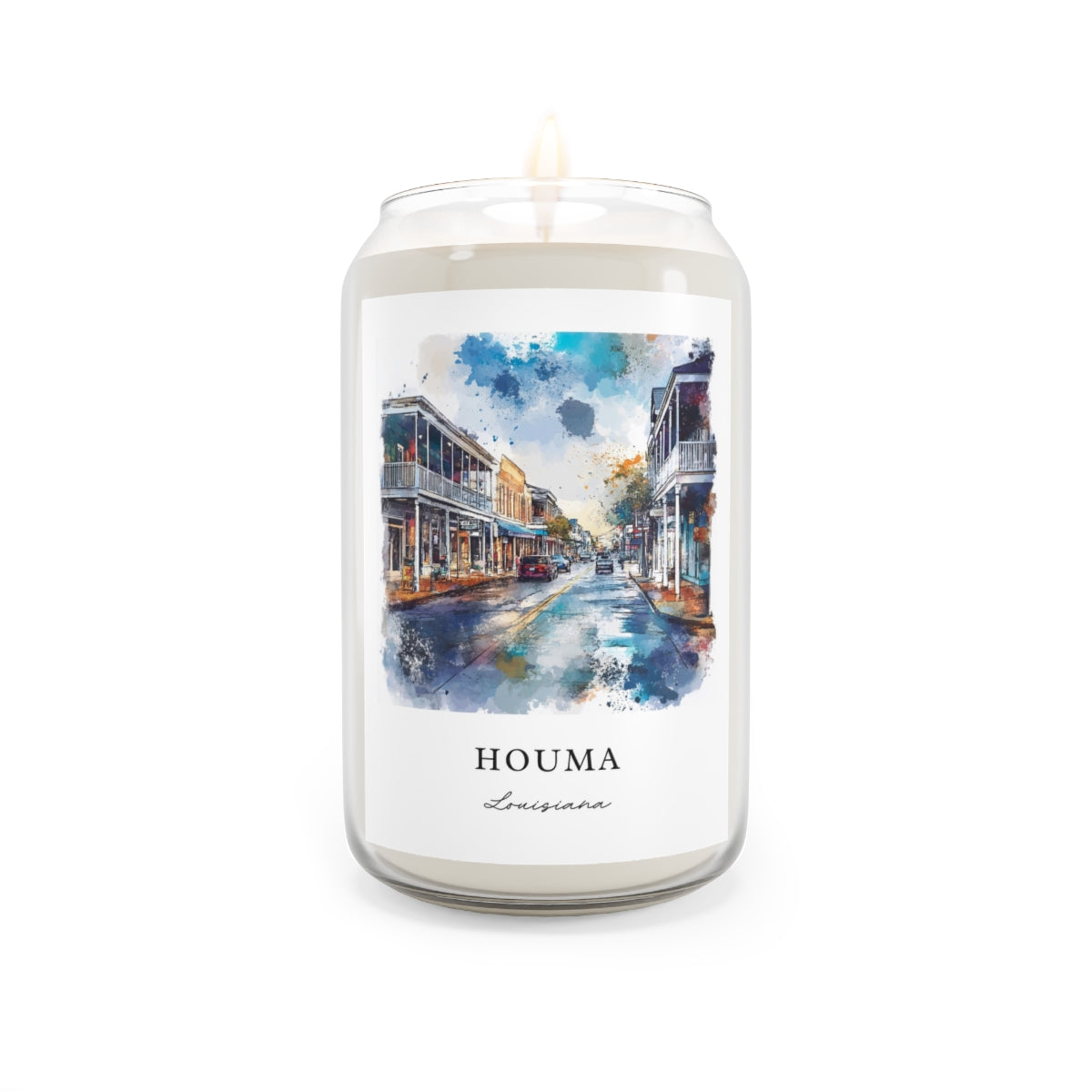 Houma, Louisiana scented soy candle