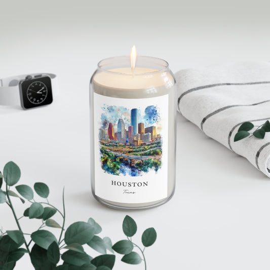 Houston, Texas scented soy candle