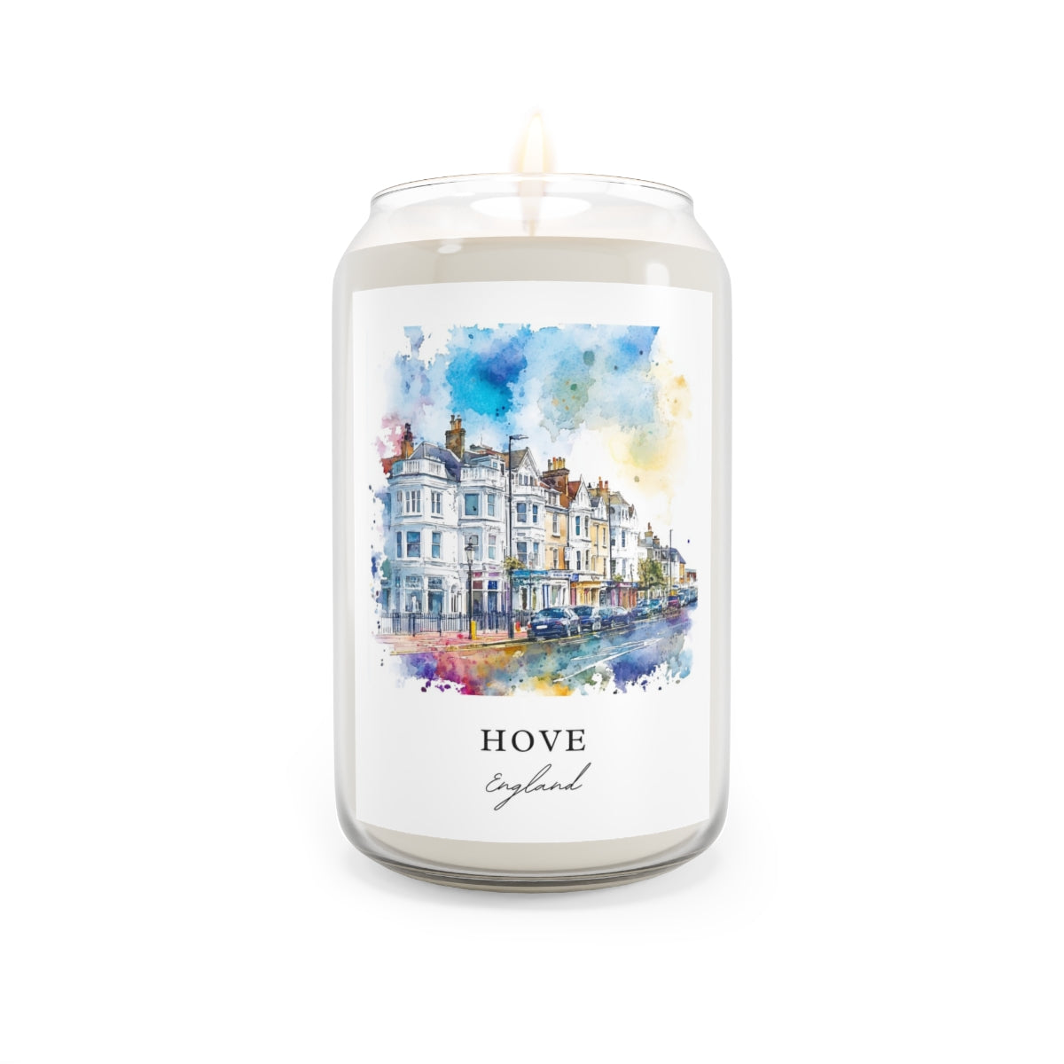Hove, England scented soy candle