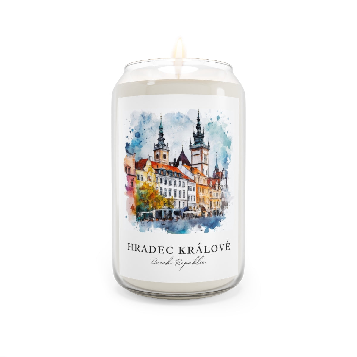 Hradec Králové, Czech Republic scented soy candle