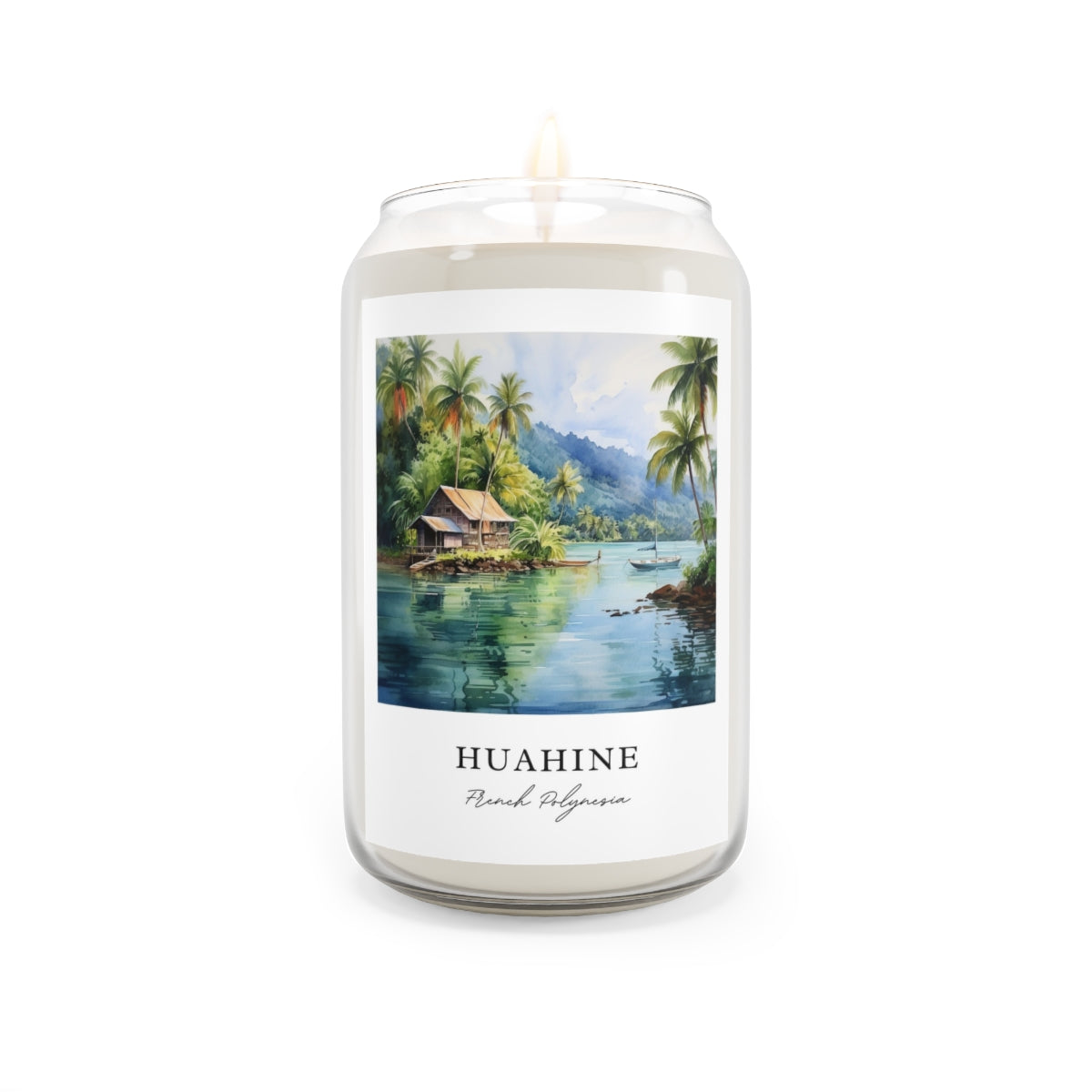Huahine, French Polynesia scented soy candle
