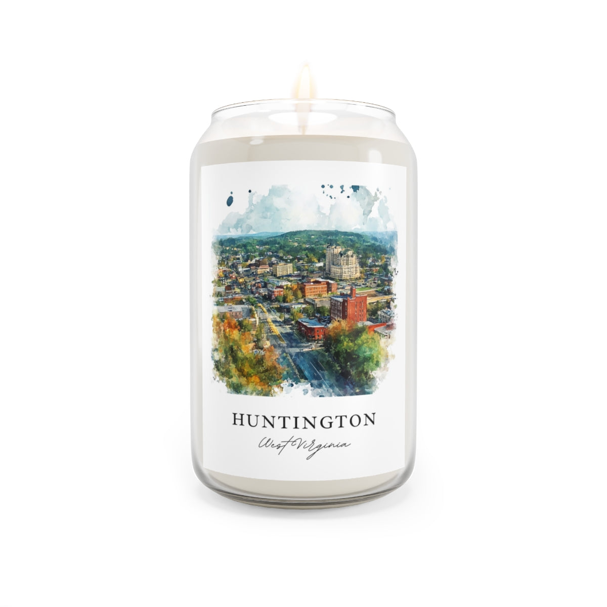 Huntington, West Virginia scented soy candle