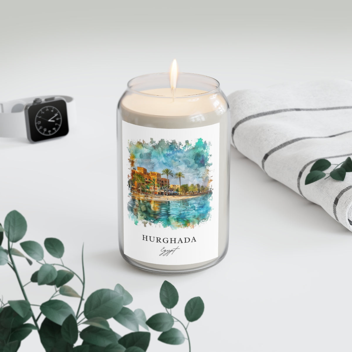 Hurghada, Egypt scented soy candle