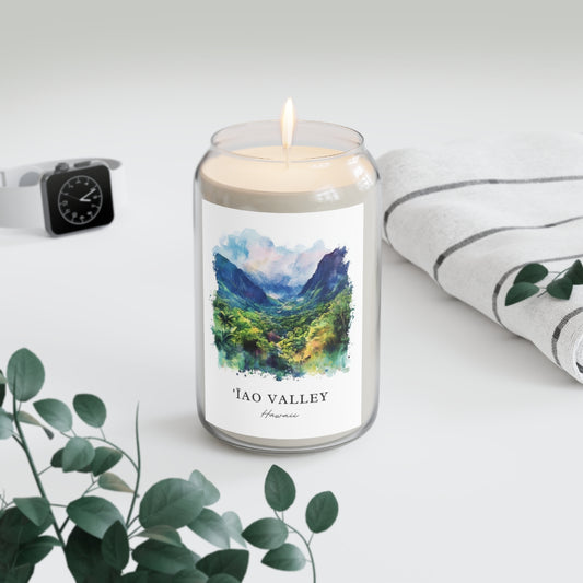 'īao Valley, Hawaii scented soy candle