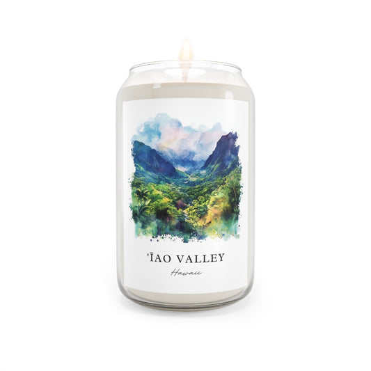 'īao Valley, Hawaii scented soy candle