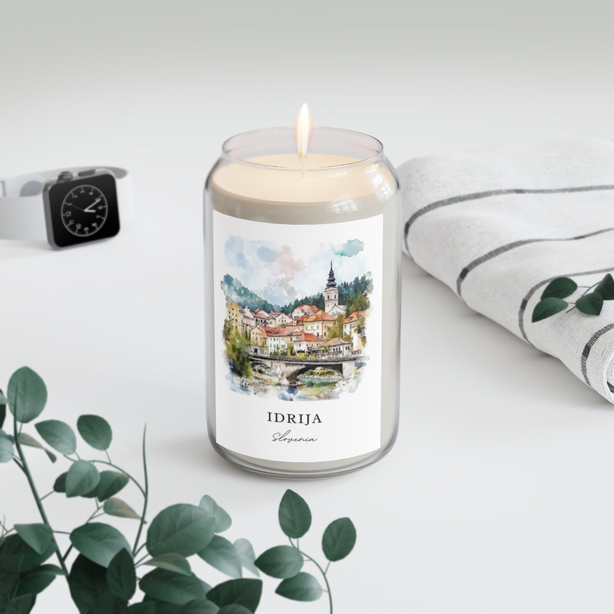 Idrija, Slovenia scented soy candle