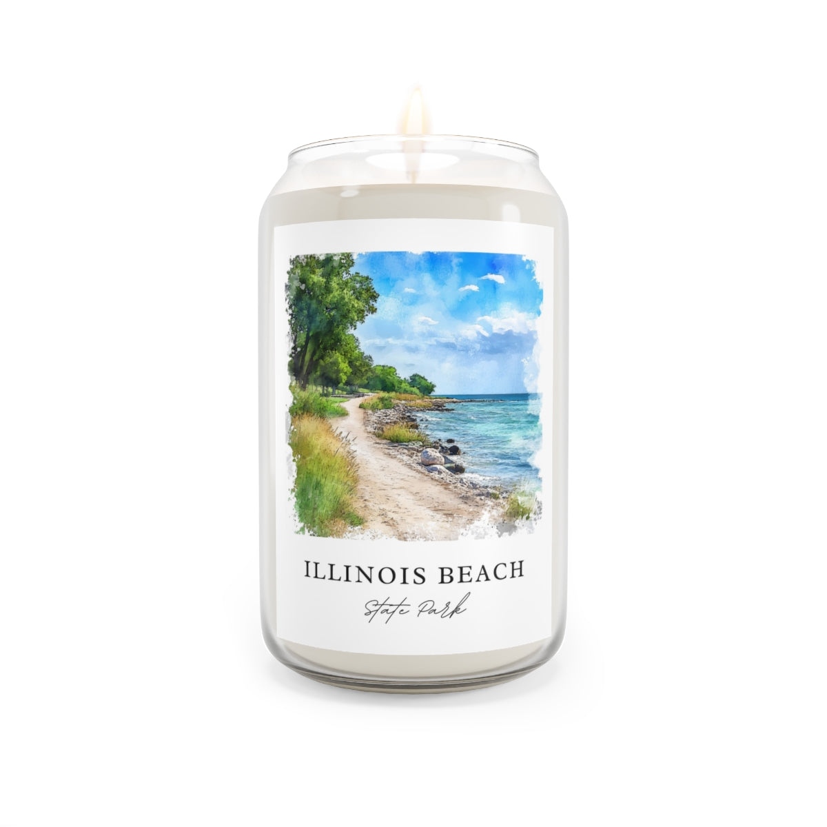 Illinois Beach, State Park scented soy candle