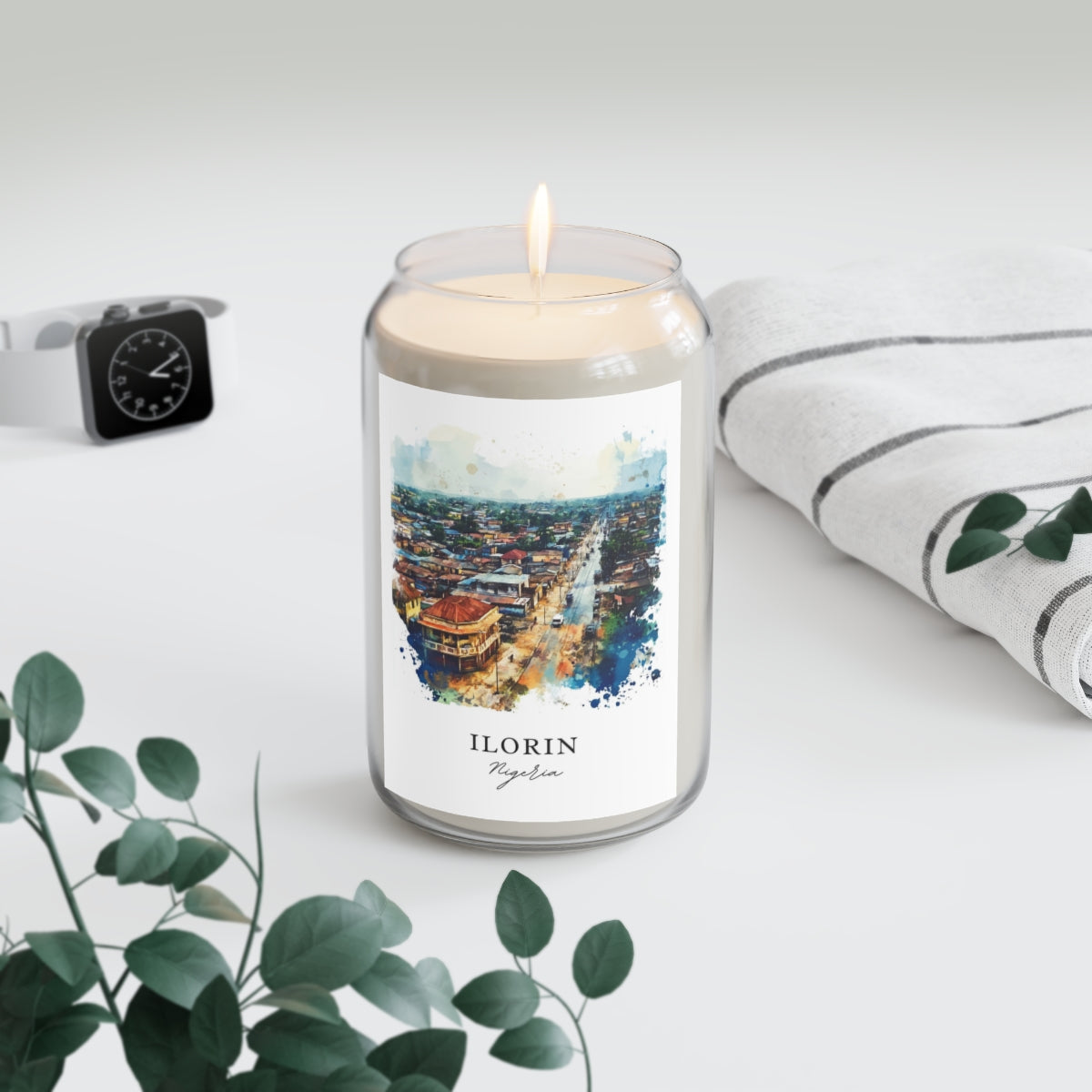 Ilorin, Nigeria scented soy candle