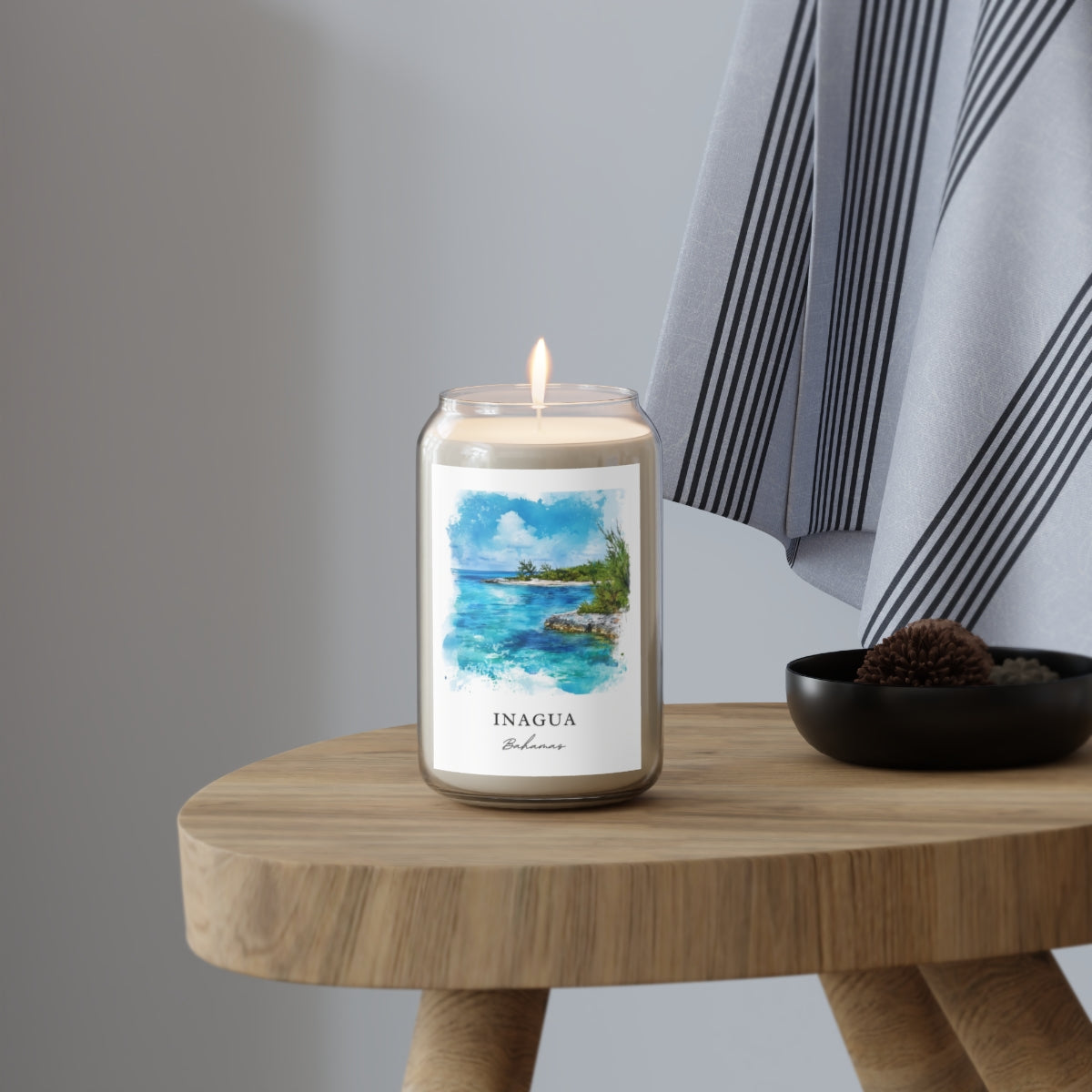 Inagua, Bahamas scented soy candle