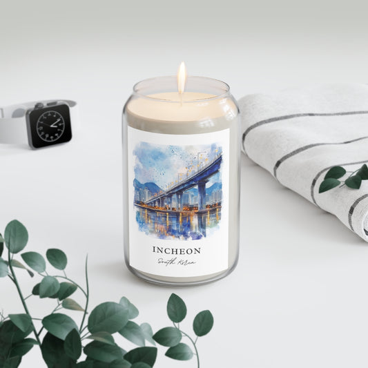 Incheon, South Korea scented soy candle