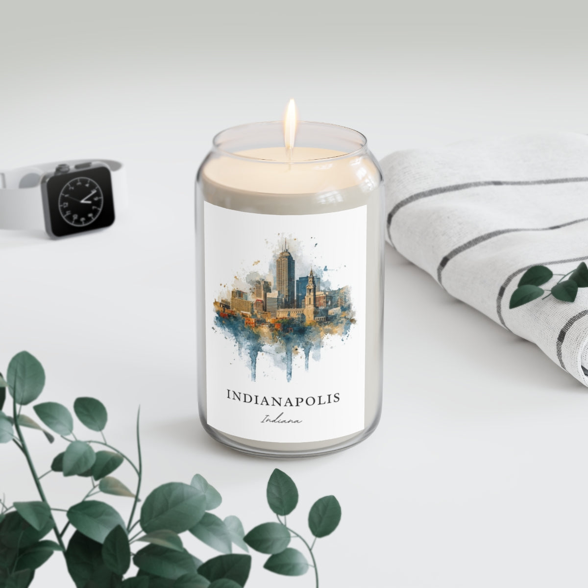 Indianapolis, Indiana scented soy candle