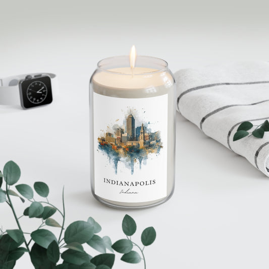 Indianapolis, Indiana scented soy candle