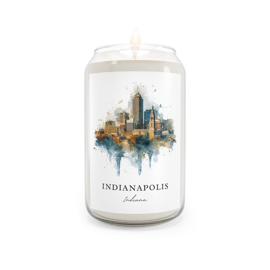 Indianapolis, Indiana scented soy candle