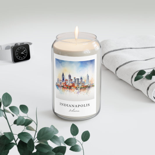 Indianapolis, Indiana scented soy candle