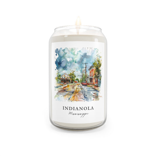 Indianola, Mississippi scented soy candle