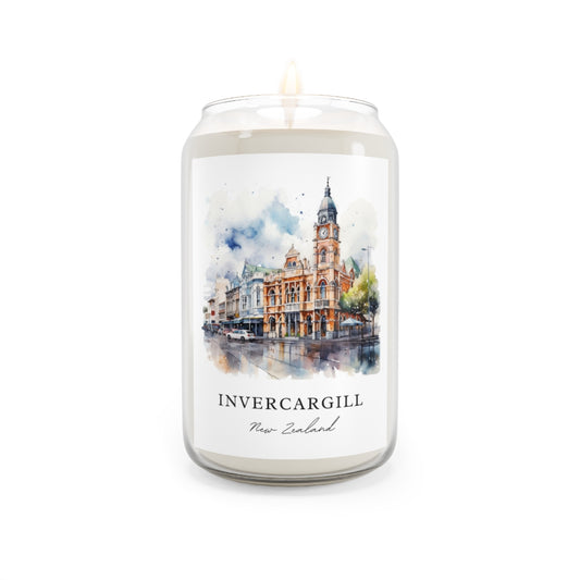 Invercargill, New Zealand scented soy candle