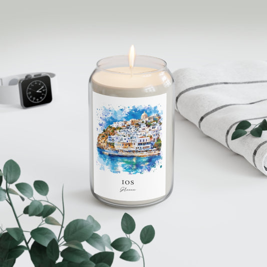Ios, Greece scented soy candle