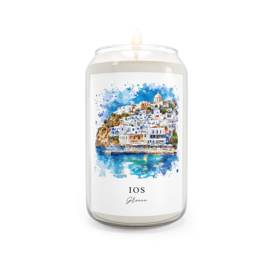 Ios, Greece scented soy candle