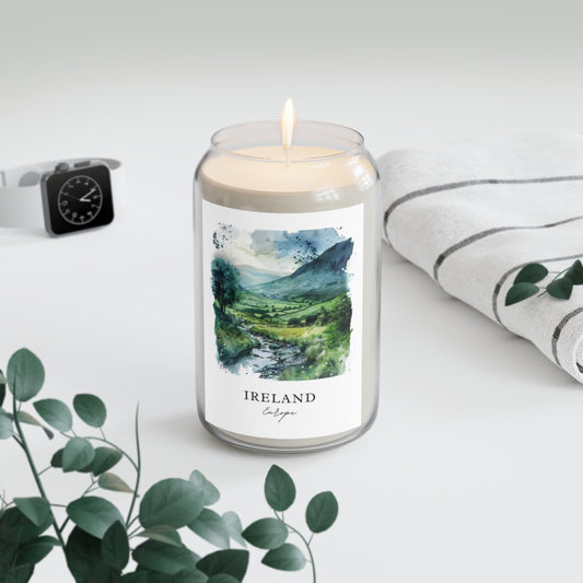 Ireland, Europe scented soy candle