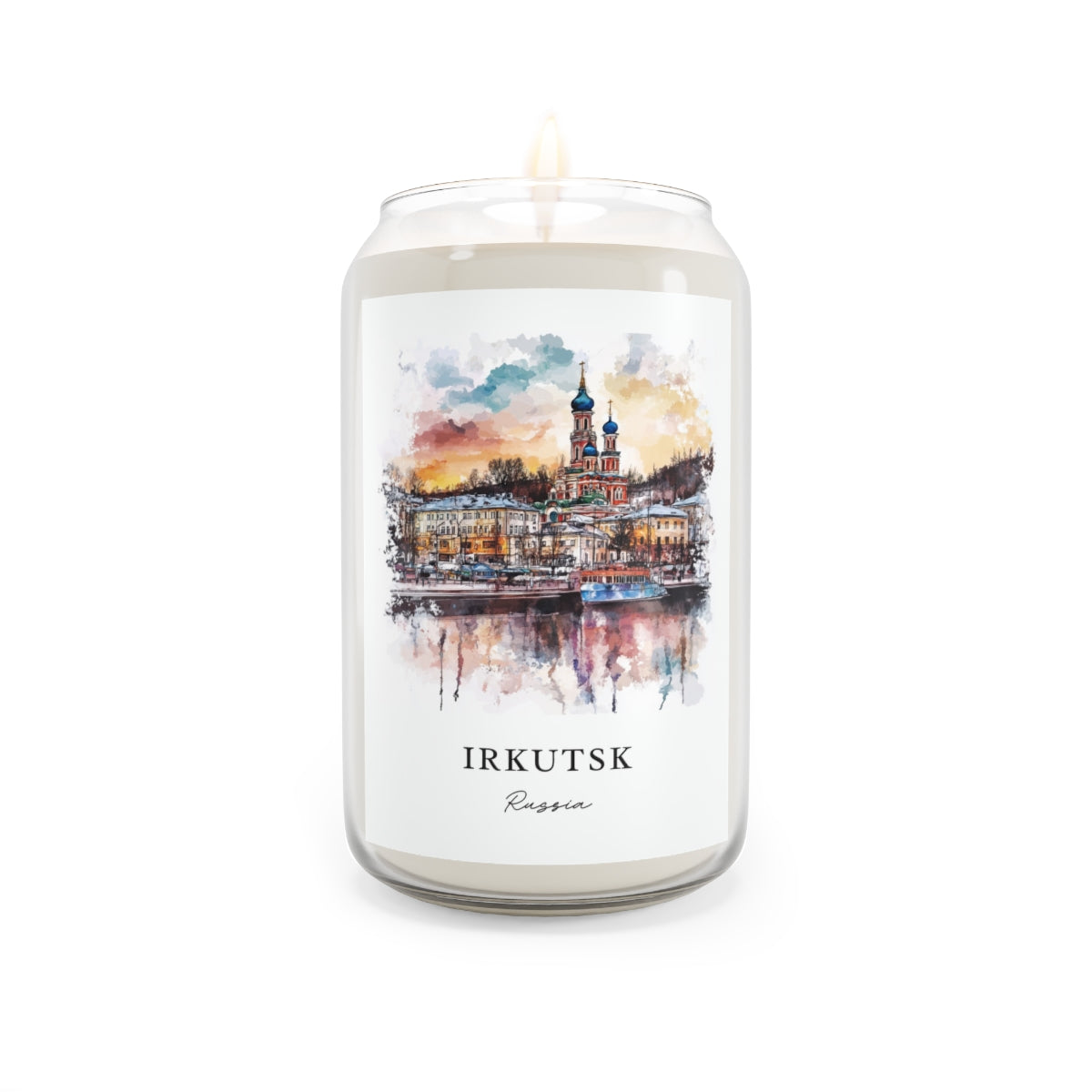 Irkutsk, Russia scented soy candle
